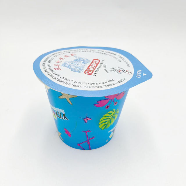 Popular Food Grade Custom Plastic Cups for Yogurt with IML Print Single Wall Disposable PP Plastic Cups Food Grade for Yogurt Packing