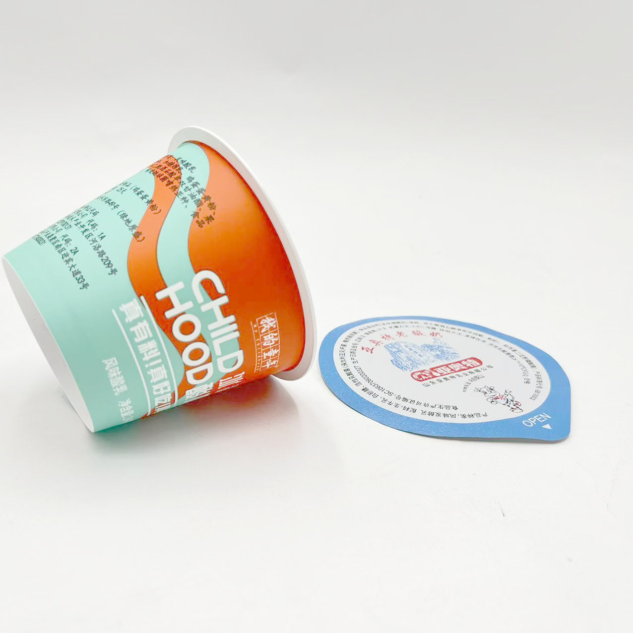 High-Quality Colorful In-Mold Labeling IML Printed Plastic Yogurt Cup for Long-Lasting Use