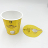 Yogurt Bucket 150 ml Plastic Yogurt cup with Lid 5 Oz Round Food Packaging with Handles PP Food Grade Material IML Customized Color