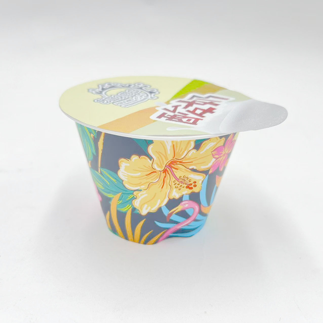 High-Quality Colorful In-Mold Labeling IML Printed Plastic Yogurt Cup for Long-Lasting Use