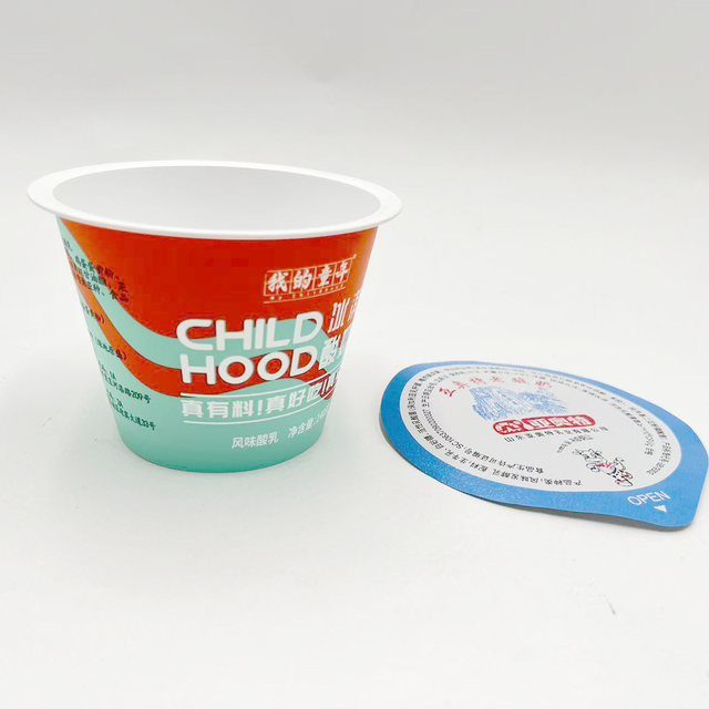 High-Quality Colorful In-Mold Labeling IML Printed Plastic Yogurt Cup for Long-Lasting Use